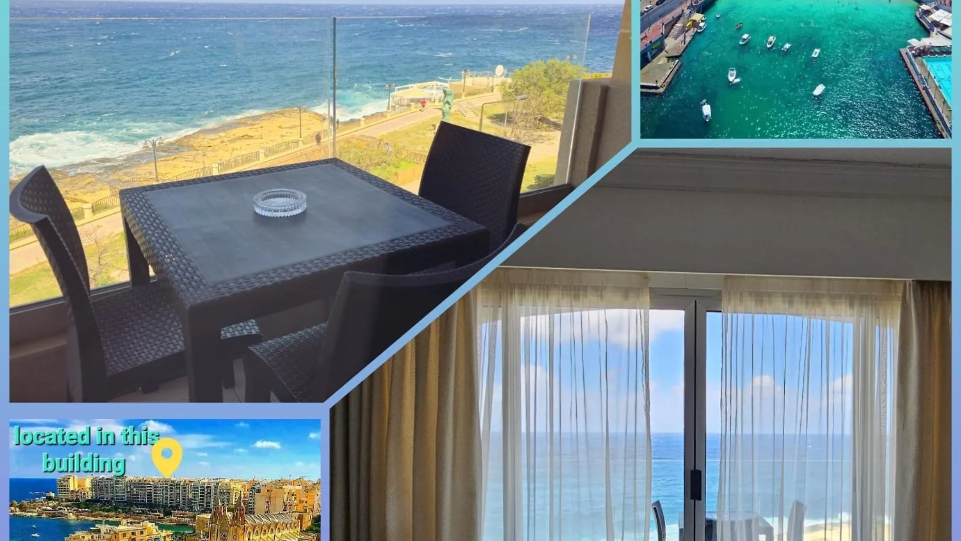 סליאמה Sea View Apartment On Promenade